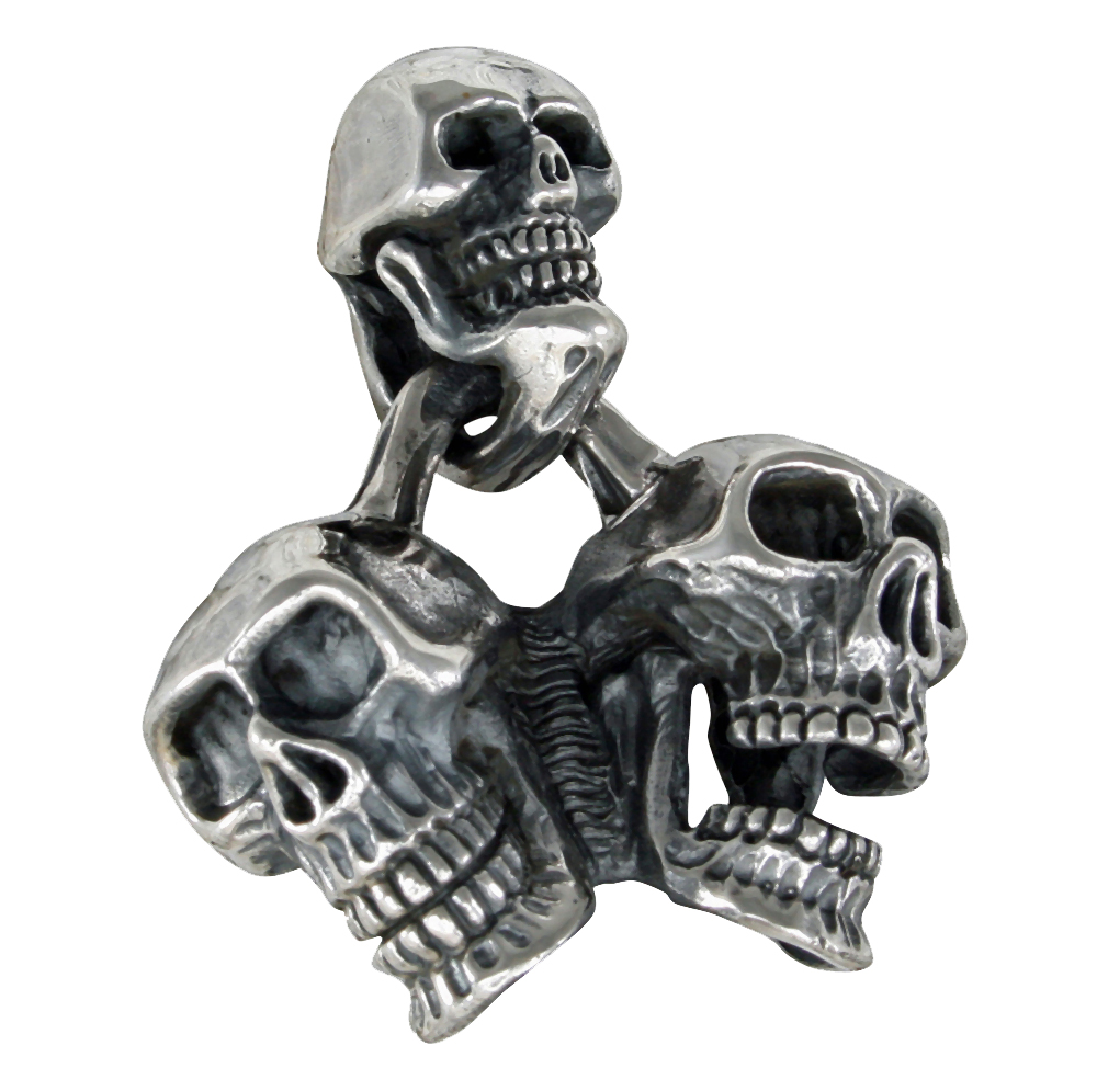 Skull, Totenkopf Anhänger Silber 925