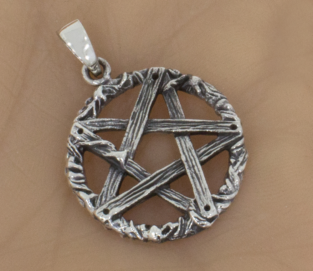 Silberanhänger Pentagramm