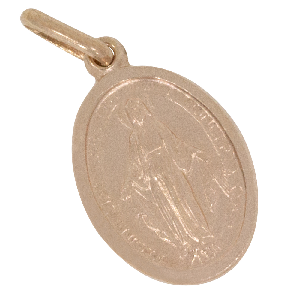 Heilige Maria, Madonna Anhänger Silber 925 rosévergoldet 