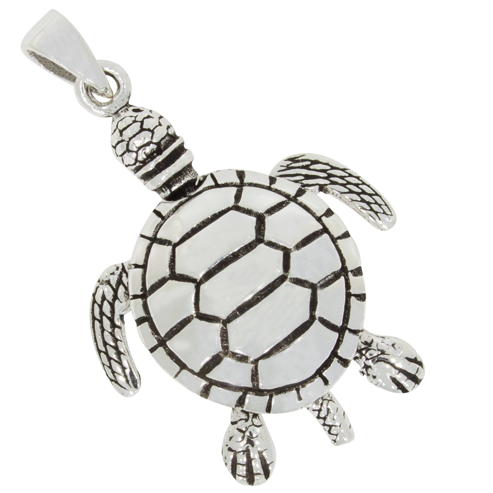 Schildkröte Anhänger Silber 925