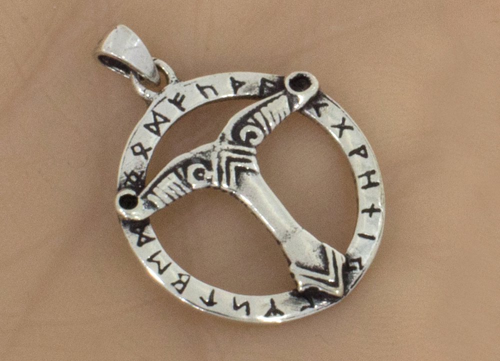 Silberanhänger Runen Irminsul