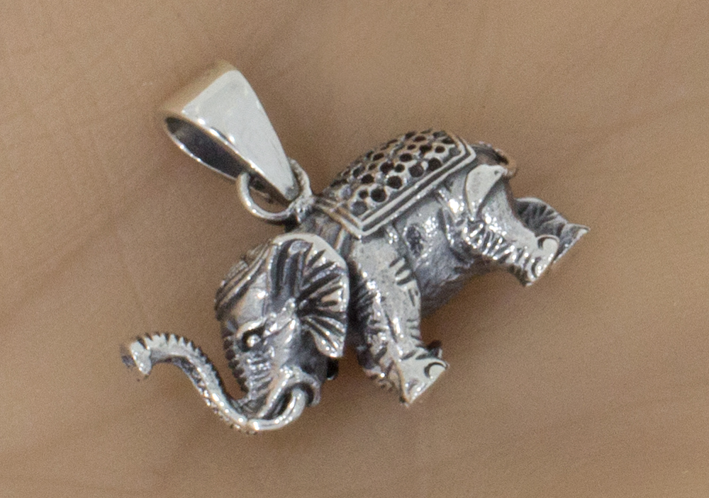 Silberanhänger Elefant