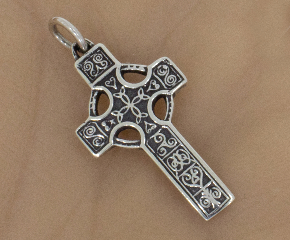 Silberanhänger Keltenkreuz