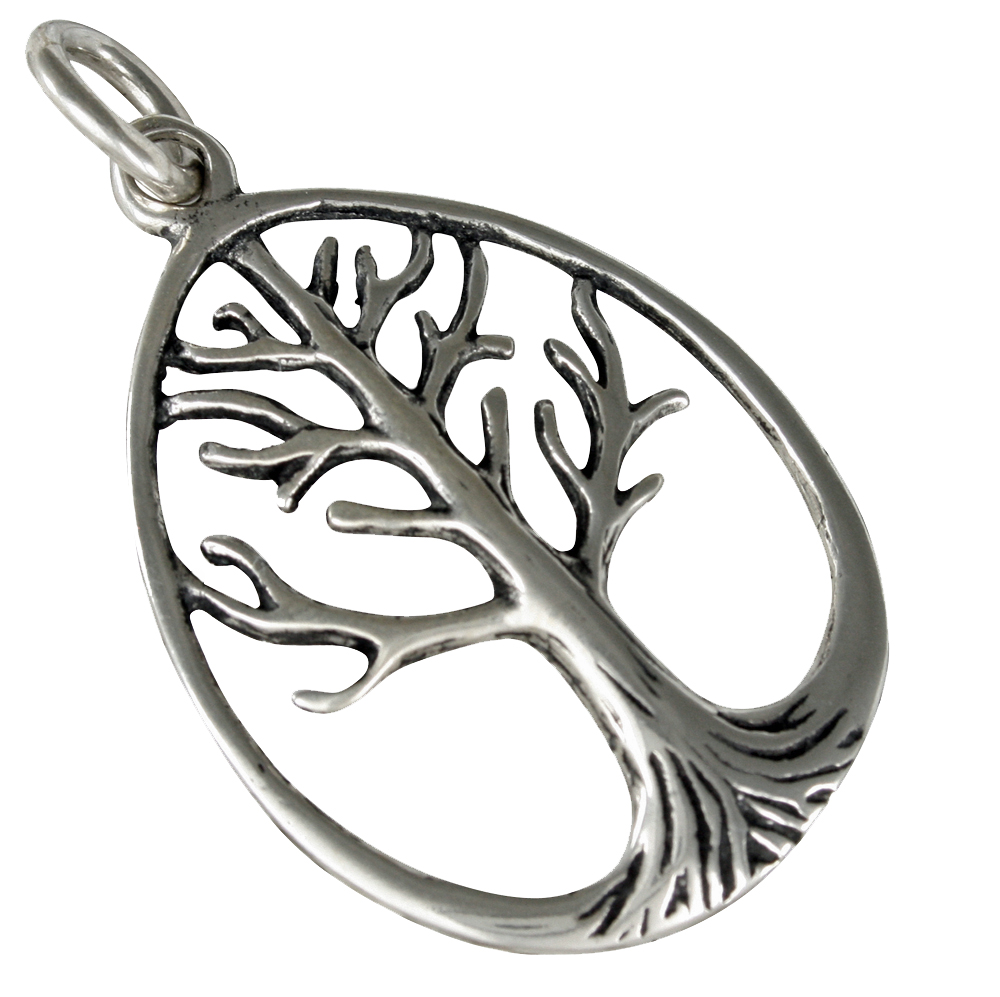 Lebensbaum Yggdrasil Anhänger Silber 925 