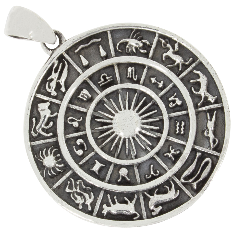 Tierkreiszeichen Kettenanhänger Silber 925