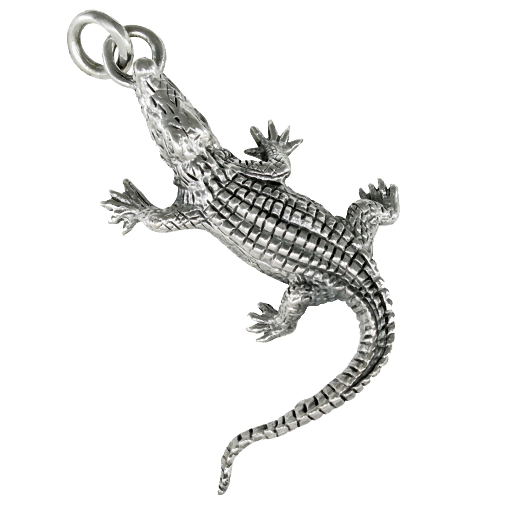 Krokodil Anhänger Silber 925 