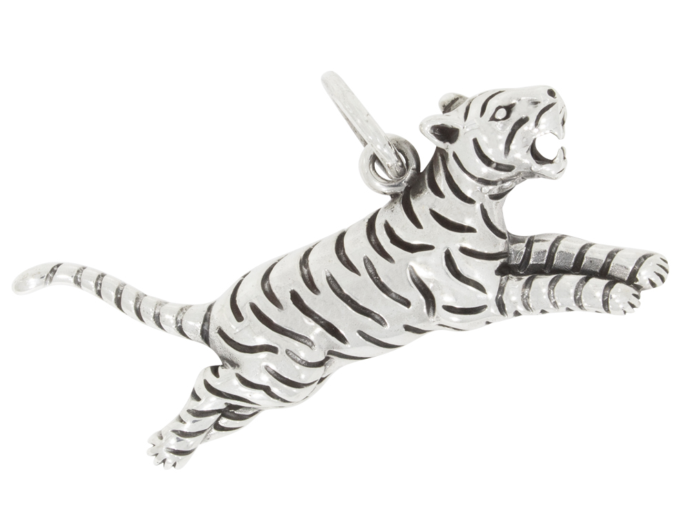 Tiger Anhänger Silber 925