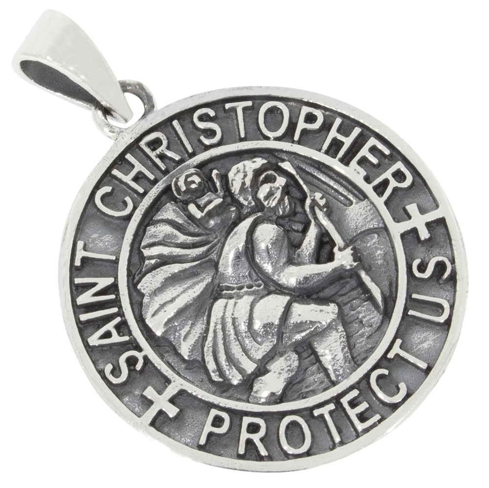 Schutzamulett Christophorus Silber 925