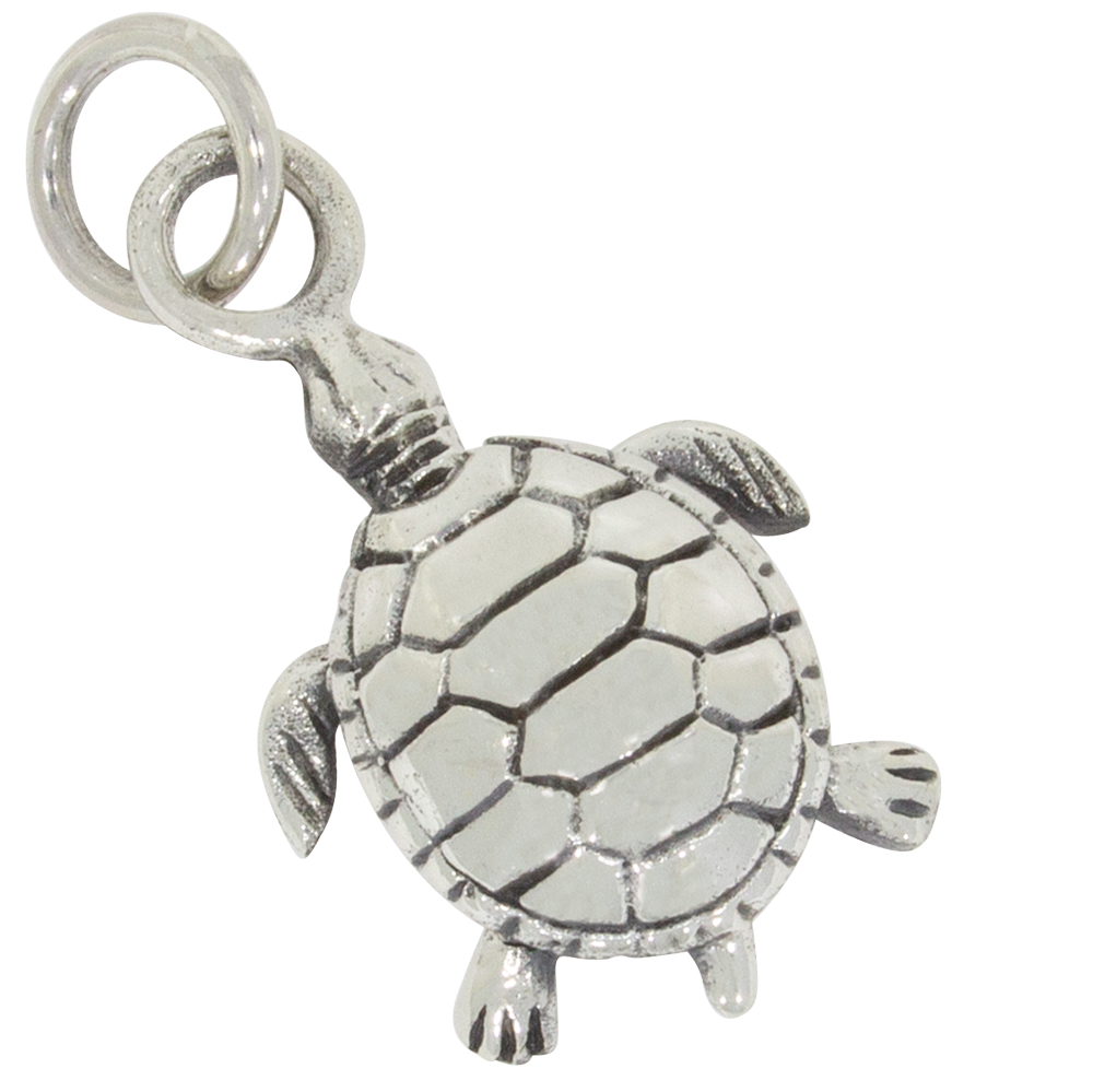 Schildkröte Anhänger Silber 925