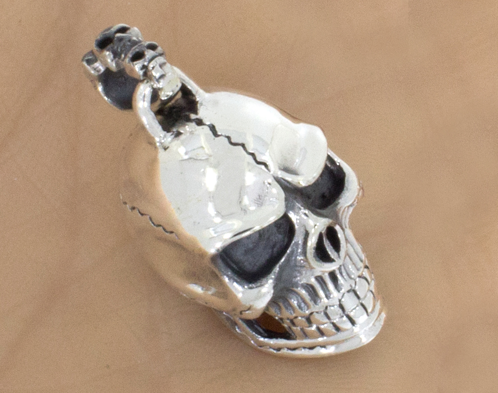 Silberanhänger Skull