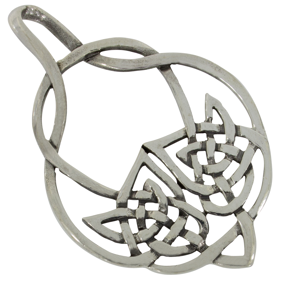 Keltischer Knoten Anhänger Silber 925