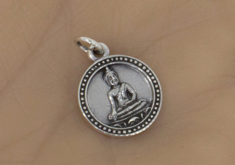 Silberanhänger Buddha