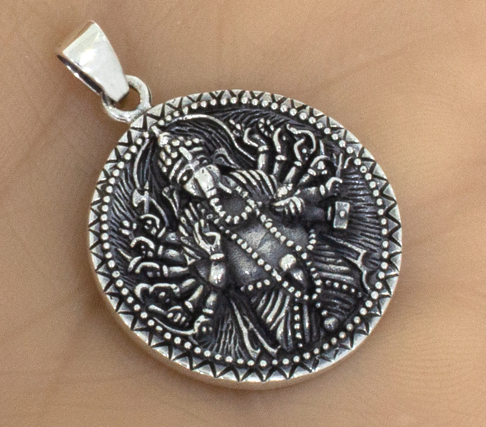 Silberanhänger Ganesha