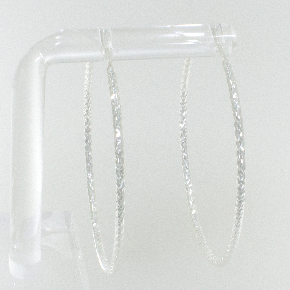 Große Ohrringe Silber 925, J01-45